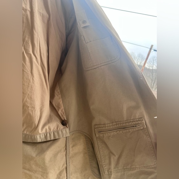 DULUTH TRADING CO Men’s Khaki Chino Field Blazer With Multiple Pockets Size LT - Picture 4 of 5